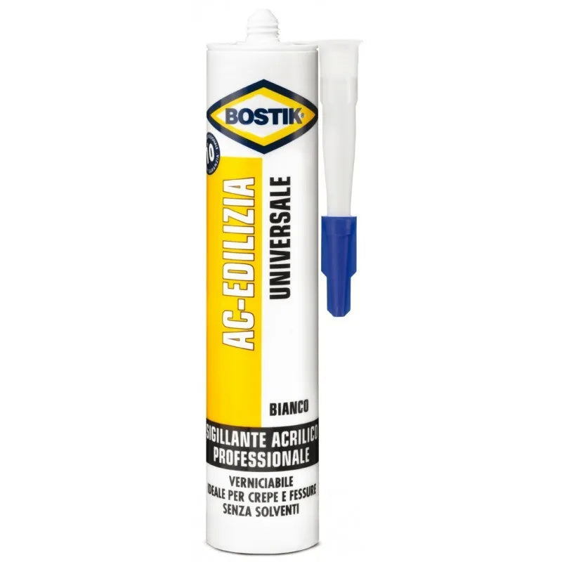 Bostik Sigillante Acrilico AC Edilizia Bianco Verniciabile