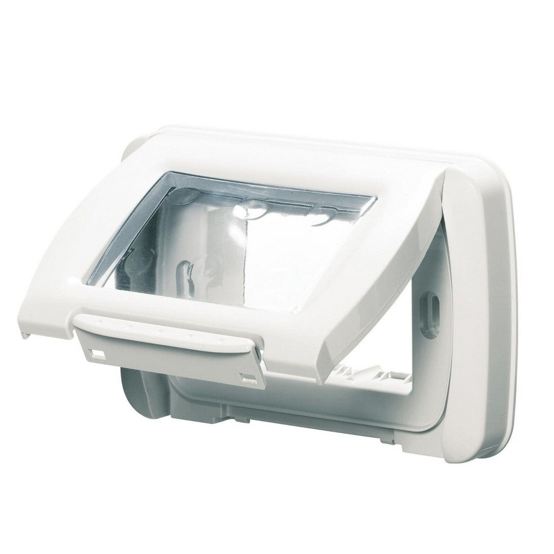 Gewiss Placca Stagno 3 Posti Bianco