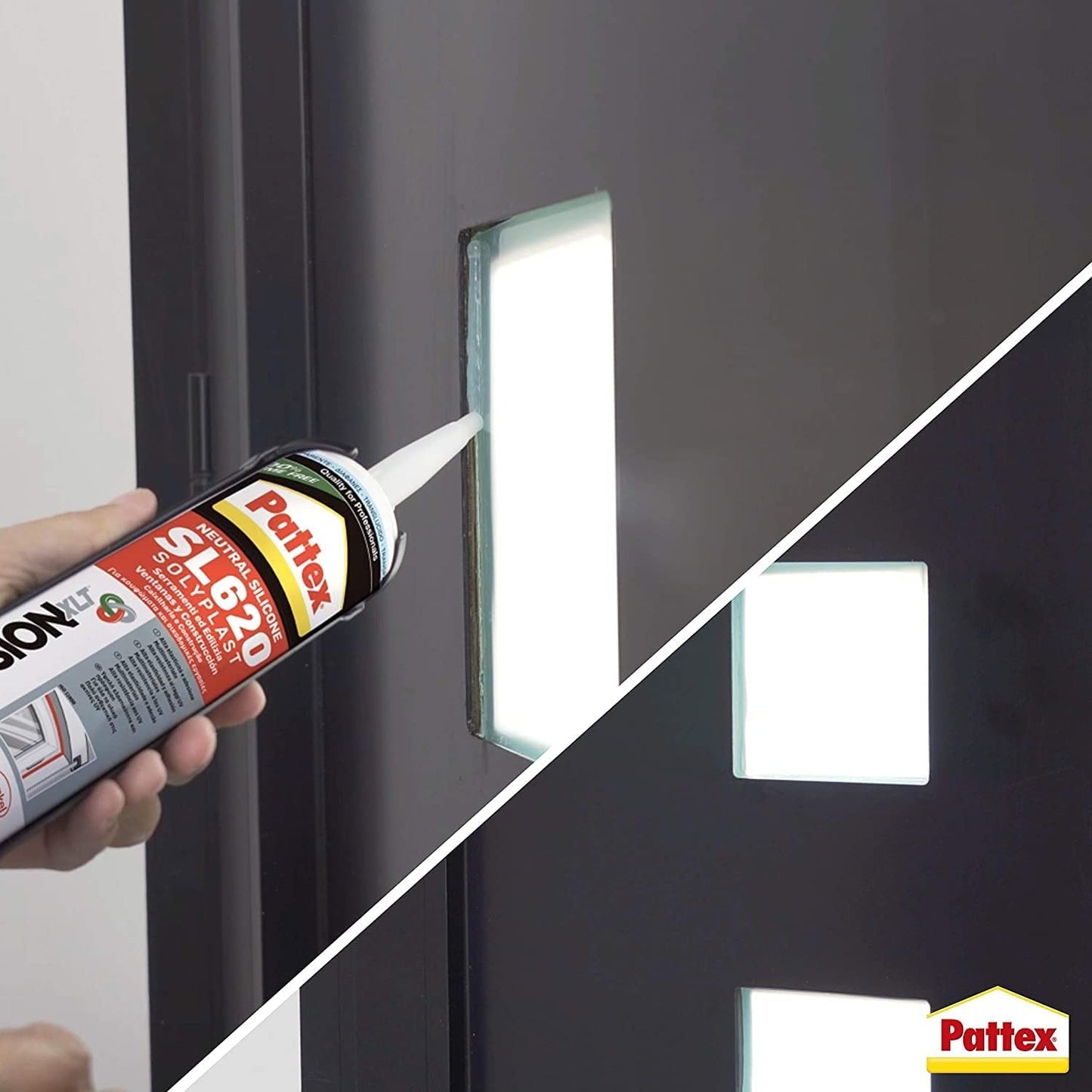 Pattex Sigillante Silicone Edile SL620 Grigio RAL7004 300ml