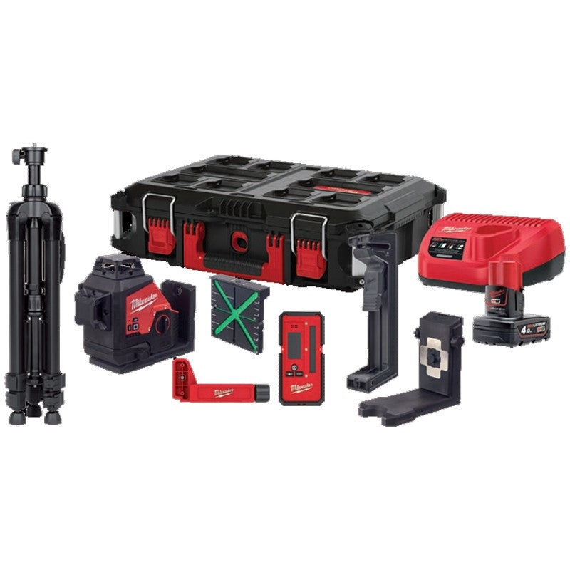 Milwaukee Laser Verde M12™ A 3 LINEE 360°