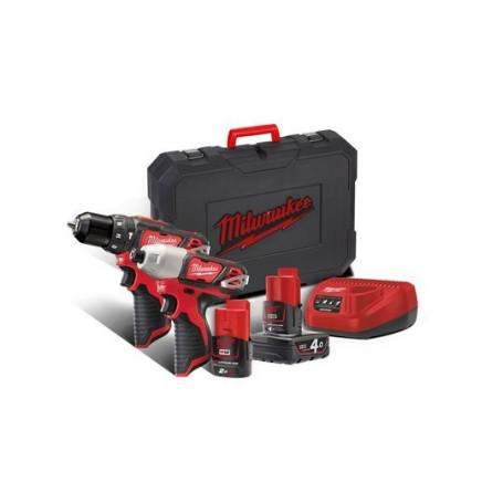 Milwaukee Kit M12™ Trapano con Percussione + Avvitatore ad Impulsi