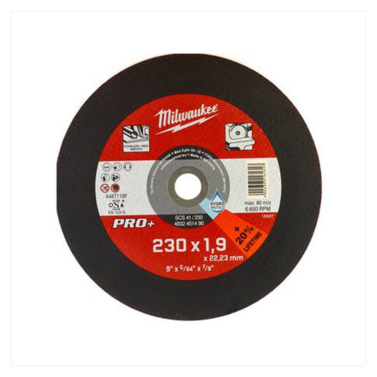 Milwaukee Disco Da Taglio Pro Plus Inox 230x1,9 SCS41 - 4932451490